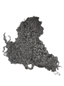 lot 6188 image: Curly Hair Wig with Elaborate Styling color black