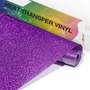 lot 6221 image: Purple Glitter Foam Roller with Resistance Bands Set