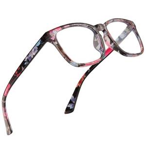 lot 6267 image: Jectieey Reading Glasses for Women Men - Blue Light Blocking UV Filter Computer Readers,Anti Eyestrain Eyeglasses(Floral, 2.25X)