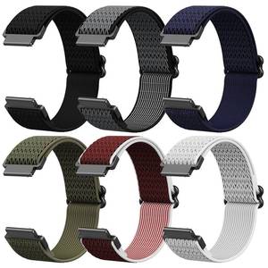 lot 6280 image: XINGMALY Canvas Watch Band Compatible with GloryFit T80 T70 T60 T50 P99 P98- Soft Breathbale Quick Release Replacement Strap Strap with Secure Closure