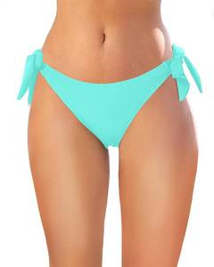 lot 6286 image: Holipick Royal Blue Low Rise Bikini Bottoms - String Bathing Suit Bottoms for Women Side Tie Swim Bottoms Swimsuit S