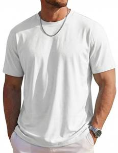 lot 6345 image: MAGCOMSEN Mens White T-Shirts Short Sleeve UPF 80 Sun Protection Plain Lightweight Moisture Wicking Casual Crew Neck Basic Tees M