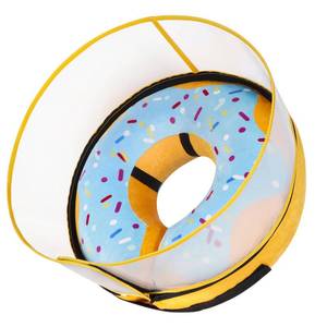 lot 6399 image: CNEO Inflatable Dog Cone Collar with Detachable Enhanced Anti-Licking Shield, Soft Neck Donut Collar for Dogs After Surgery, Adjustable Dog Cone Alternative for Large Medium Small Dogs & Cats
