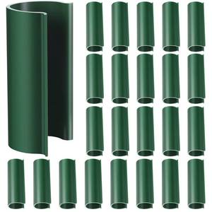 lot 11317 image: Jetec 32 Pcs PVC Pipe Clips Pool Cover Clamps for Above Ground Pool Greenhouses, Row Covers, Garden, Shelters, Bird Protection, 2.4 Inch Long(for 12 Inch PVC Pipe,Green)