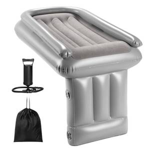lot 11358 image: Rewondah Toddler Airplane Bed, Attractive Silver Gray Inflatable Airplane Bed for Toddler Kids Baby  Toddler Plane Bed, Pump & Travel Bag