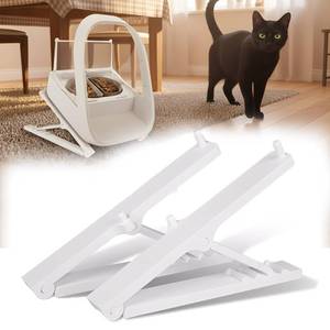 lot 11394 image: Adjustable Tilt Stand for SureFeed Microchip Pet Feeder, ElevatedTilted (20-45°), Elevated Anti-Slip Base, Ergonomic Cat Food Bowl Holder for Easy Feeding, NeckBack Relief (Old Model)