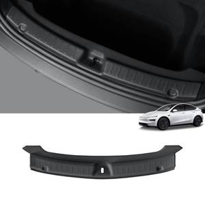 lot 11397 image: LUCKEASY Rear Bumper Guard for Tesla Model Y Juniper 2025 2026 Standard & Premium & Performance Rear Trunk Bumper Guard Sill Cover Protector For Model Y Accessories TPE Black