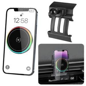 lot 11415 image: LUNQIN Car Magnetic Phone Mount for Mazda CX-90 CX90 2024 2025 2026 and Mazda CX-70 CX70 2025 2026 Auto Accessories Best Cellphone Holder Fast 15W Wireless Charger Cell Phones Charging Screen Stand