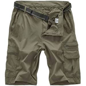 lot 12294 image: Jessie Kidden Mens Outdoor Casual Expandable Waist Lightweight Water Resistant Quick Dry Fishing Hiking Shorts (Light Green, 32)