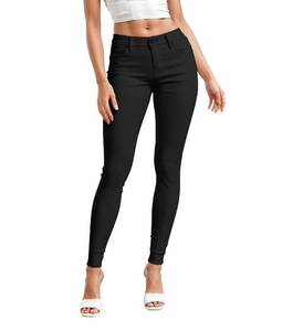 lot 12309 image: Hybrid & Company Womens Hyper Ultra Stretch Comfy Skinny Leg Work Casual Pants P44876SK Black L Long