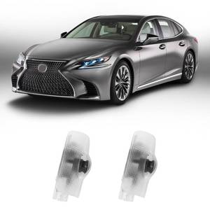 lot 12323 image: 2Pcs Never Fade Car Door Lights Logo Projector Compatible with LSESisLXRXGSGXRCUX Car Accessories, 3D Ghost Shadow Puddle Light