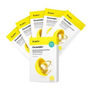 lot 12331 image: Dr.Jart Ceramidin Skin Barrier Moisturizing Korean Face Mask  Sheet Mask  Korean Skin Care, 5 Pack (Only 3)