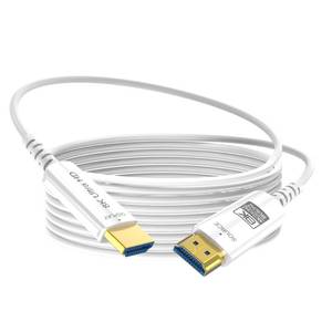 lot 12370 image: DGHUMEN 8K Fiber Optic HDMI Cable 50 FT, 8K60Hz 4K240Hz, Thin Extra Long HDMI Cable 48Gbps Ultra High Speed, Dynamic HDR, eARC, HDCP 2.2&2.3, 3D, Compatible for PS45XboxTVLaptopMonitor