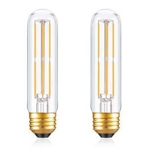 lot 12386 image: Dimmable E26 T10 LED Bulb Tube Light Bulbs 6W(60W Equivalent),Tubular Light Bulb Type T Long Thin Skinny Light Bulbs for Curio Cabinet,Piano Light,Chandelier,Hutch,2700K Solf White 600LM,2 Pack