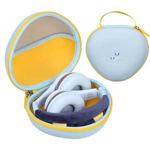 lot 12396 image: worfty Kids Headphones Case Compatible with eKids Bluey BluetoothJoySparkVibeTuneEarFun Headphones, Kids and Toddler Headphone Storage Holder Bag Pouch (Box Only) (Blue)