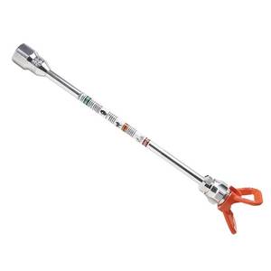 lot 12414 image: Graco 243040 Extension with RAC IV Tip Guard, 10-Inch, Gray (Used)