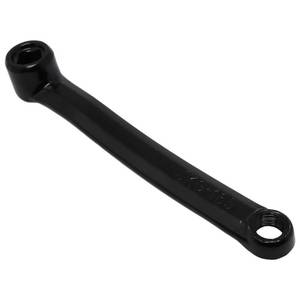 lot 12418 image: S SYDIEN 165mm Bike Crank Arm, Diamond Hole Bicycle Replacement Prats, Left Crank Arm Replacement for Electric, Folding, Hybrid, City Bike, Black