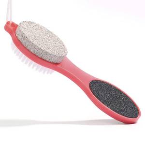 lot 12438 image: CAREHOOD Foot File Callus Remover - Multi Purpose 4 in 1 Feet Pedicure Tools with Foot Scrubber, Pumice Stone, Foot Rasp and Sand Paper for Home Foot Care (Red Pedicure Foot File)