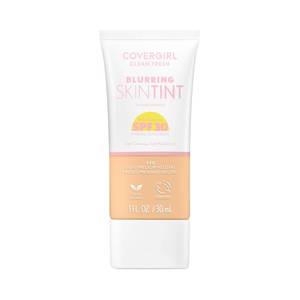 lot 12447 image: COVERGIRL Clean Fresh Blurring Skin Tint with SPF 30, 420 LightMedium Neutral, Liquid Foundation, Soft Matte Finish, Smooths, Brightens, Blurs Pores, Mineral Sunscreen, Vegan Formula