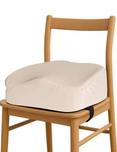 lot 13477 image: Babelio Ergo-Designed Booster Seat for Kitchen Chair, Promote Proper Upright Posture, Toddler Booster Seat for Dining Table, Suitable for 18 Months to 5 Years, Stain-Resistant Faux Leather, Beige