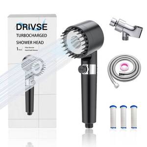 lot 14017 image: Drivse Showerhead, Drivse Filtered Shower Head With Handheld, High Pressure Handheld Hydrojet Nozzle Kit with Water Filter, Fits for Men, Women, Children and Pets. (Showerhead)