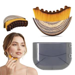 lot 14029 image: Lymphatic Drainage Face Brush - for Facial Sculpting, Jawline Definition & Dry Brushing. Ergonomic Design for Precise Contouring ��1pcs��
