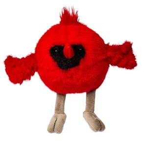 lot 14094 image: Mary Meyer Stuffed Animal Rolly Birds Small Plush Soft Toy, 5-Inches, Cardinal