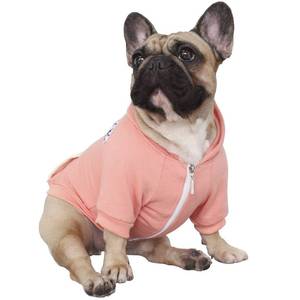 lot 14113 image: iChoue I am a French Bulldog Clothes Hoodies for Dogs Puppy Frenchie Pug English Boston Terrier Bully Pitbull Sweatshirt Sweater Clothing Cold Weather Winter Coats - PeachMedium