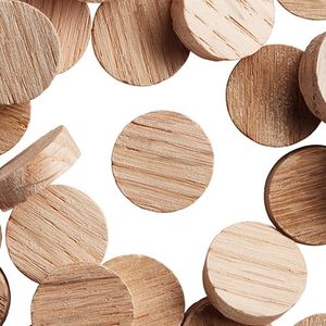 lot 14114 image: WidgetCo 34 Oak Wood Plugs, Face Grain, Woodworking Plugs, Can Be Sanded, Stained, or Painted (Qty 25)