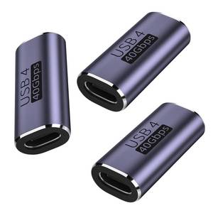 lot 14118 image: TFAK 3pack usbc Female to Female Adapter - USB C Coupler with 240W Fast Charging & 40Gbps Data Transfer, Type c Extender with 8k60hz Video, Compatible for MacBook, ipad, Thunderbolt 43