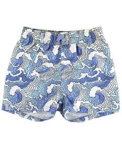 lot 14444 image: RUGGEDBUTTS Boys UPF50 Sun Protection Fruits & Florals Swim Trunks - Ocean Camo, 18-24m