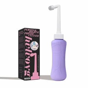 lot 14473 image: 17oz Upside Down Peri Bottle for Postpartum, Large Capacity Portable Bidet, Perineal Bottle, Postpartum Essential, Surgery Toilet Aids Tools, Feminine Hygiene Care, Ideal for Post-Toilet Cleaning