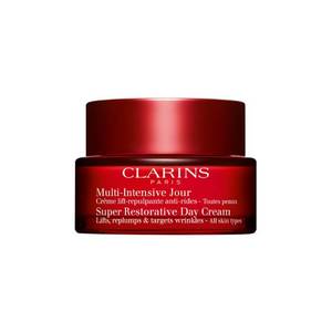 lot 14486 image: Clarins Super Restorative Day Cream  Anti-Aging Moisturizer For Mature Skin Weakened By Hormonal Changes  Replenishes, Illuminates & Densifies Skin  Lifts & Smoothes  Targets Age Spots & Wrinkles