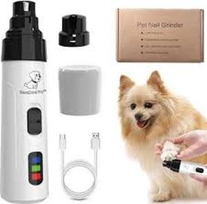 lot 6116 image: Professional Pet Nail Grinder with USB Charging