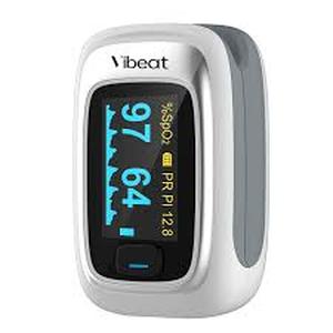 lot 6192 image: Vibeat Fingertip Pulse Oximeter with Digital Display