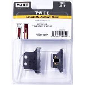 lot 6370 image: Wahl Professional T-Wide Adjustable Trimmer Blade Set #2215
