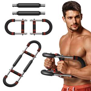 lot 1538 image: MERACH Twister Arm Trainer, Adjustable Power Twister Bar, Chest Workout Equipment for Men, Portable Upper Body Workout Machine, Detachable Spring Resistance Home Fitness Equipment