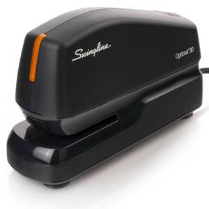 lot 1564 image: Swingline Electric Stapler, 30 Sheet Capacity, Optima 30, Black (42150)