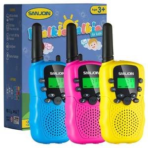 lot 2038 image: Walkie Talkies for Kids Games Outdoor Toys for 3-12 Year Old Boys Girls, 3 Miles Range Walkie Talkie as Easter Basket Stuffers, 4 Year Old Girl Birthday Gifts for 3 4 5 6 7 8 9 Year Old Boy Girl Gift