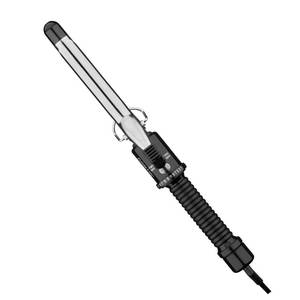 lot 2438 image: CONAIR Instant Heat 34-Inch Curling Iron for Short & Medium Hair, Portable Barrel Curling Iron for Hair Styling with Dual Voltage for Worldwide Travel, Black