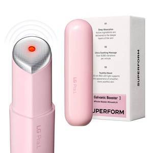 lot 2468 image: LG Pra.L Superform Galvanic Booster Blush Pink, 1min booster for ageless skin, anti-aging and firming pocket booster, Korean skincare, Glow on the go, Serum booster device, Glass skin, Gift