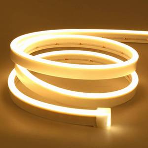 lot 2496 image: Lamomo LED Neon Rope Lights, 16.4ft5m Warm White Light Strip 0.39inCut, 12V Flexible Waterproof Silicone Neon Sign for Kitchen Bedroom Indoor Outdoor Decoration��Power Adapter not Included��