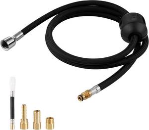 lot 4301 image: K-1219935-BC Hose Kit Compatible with Kohler Pull Down Kitchen Faucet with Docknetik Magnetic Docking System, Weight Ball 14.1oz 0.88lb, 68 Inche Faucet Hose Replacementt Part of K-1304674-BC, Chrome
