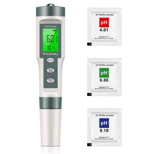 lot 4337 image: pH Meter, 3-in-1 TDS Meter Digital Water Tester with 0.01 High Precision, Water Tester for Drinking Water with 0-14 pH Test Range, TDSTemppH Tester for Wine, Aquarium, Pool, Garden, Bath and Water