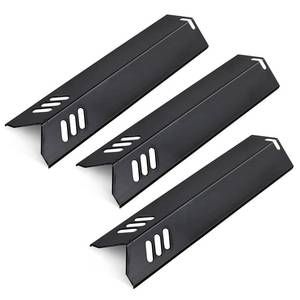 lot 6472 image: Clivimi Grill Heat Plates Shield for Revoace Gas Grill GBC1690W GBC1705WV GBC1706W GBC1793W, Backyard Grill BY14-101-001-05 BY16-101-002-06, Uniflame Grill GBC1030WRS GBC1134W Porcelain Burner Covers