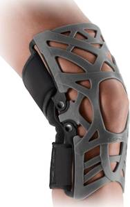 lot 6478 image: DonJoy Reaction Web Knee Support Brace with Compression Knee Sleeve  Superior Comfort Knee Support SleeveKnee Sleeve for Men and Women Grey, MediumLarge