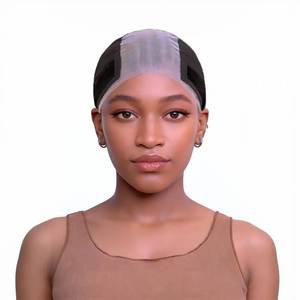 lot 6481 image: Lace Wig Grip Cap for Women 4x5 Transparent Lace Reusable Wig Caps, Wig Grip Band for Lace Front Wigs to Keep Wigs in Place, Adjustable Non Slip Wig Cap with Grip Band for Glueless Wig (Black)