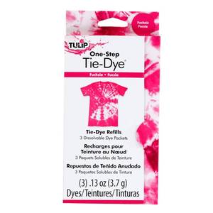 lot 6490 image: Tulip One-Step Tie-Dye Kit Dye Refill Packs, Fuchsia