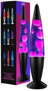 lot 9350 image: JAMBO 16 Beautiful Lamp- Purple with WhitePink Wax, Relaxing Liquid Lamp for Living Room Office Bedroom Adults Teens Kids, Magma Light, Night Light Nightlight, Home Decor