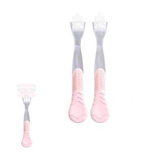 lot 10360 image: WANYISHUN 2 Pack Replacement Razor Handle Compatible with Venus only (2 Pink)